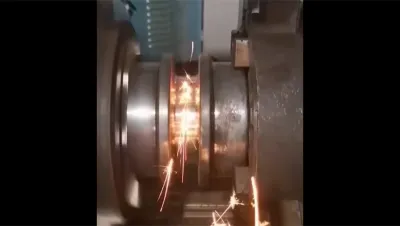 Soldagem por fricção de peças inferiores