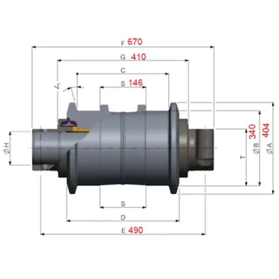 Rolete de esteira PC2000
