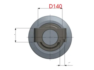 Rolete superior para escavadora Komatsu PC3000