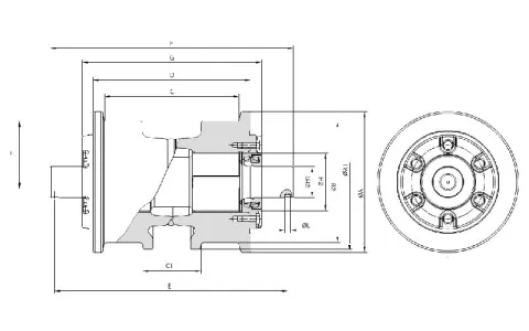Rolete superior para bulldozer Caterpillar D10T